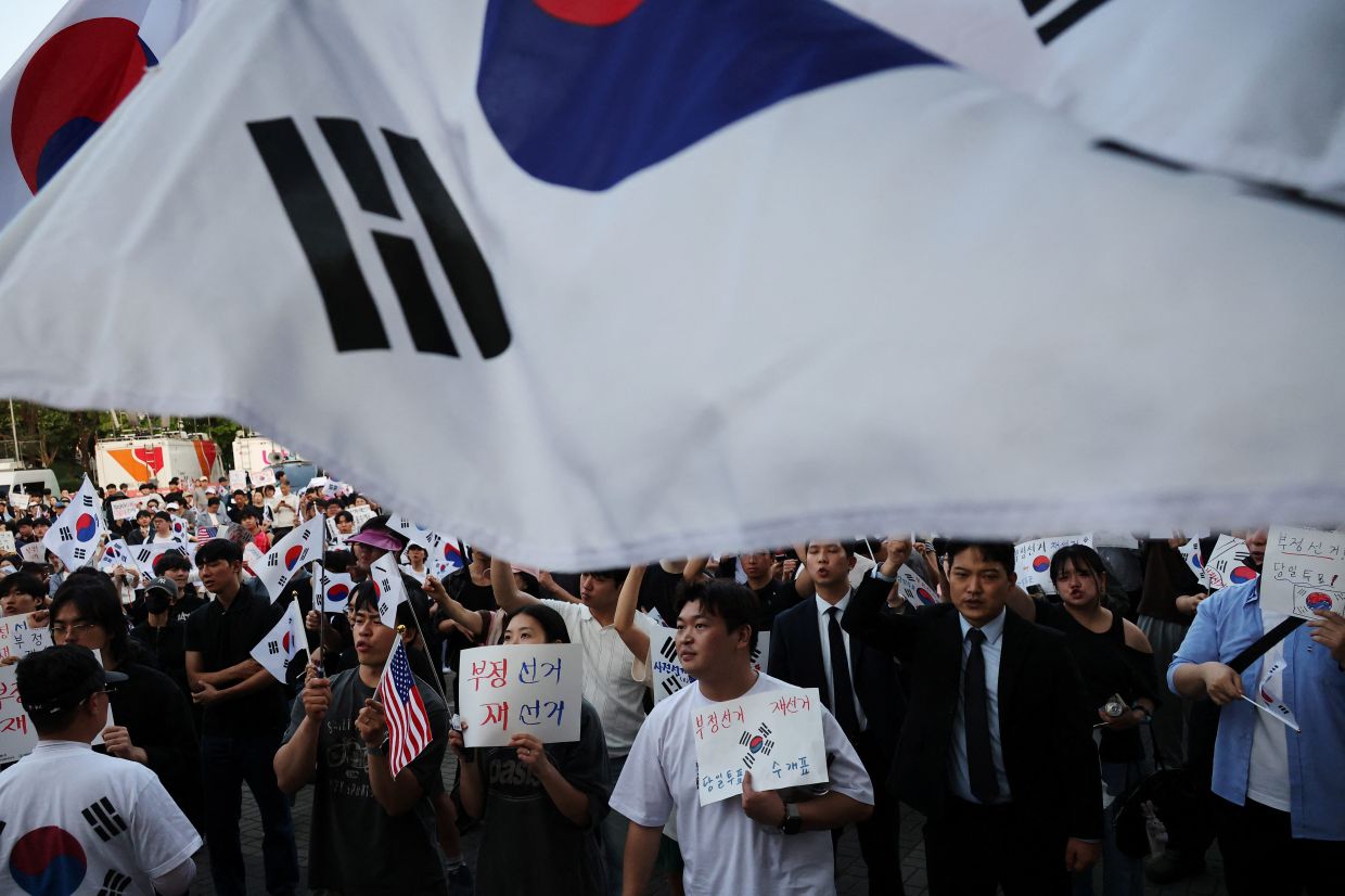 South Korea's Lee Jae Myung urges restraint in election protests, dismisses fraud allegations