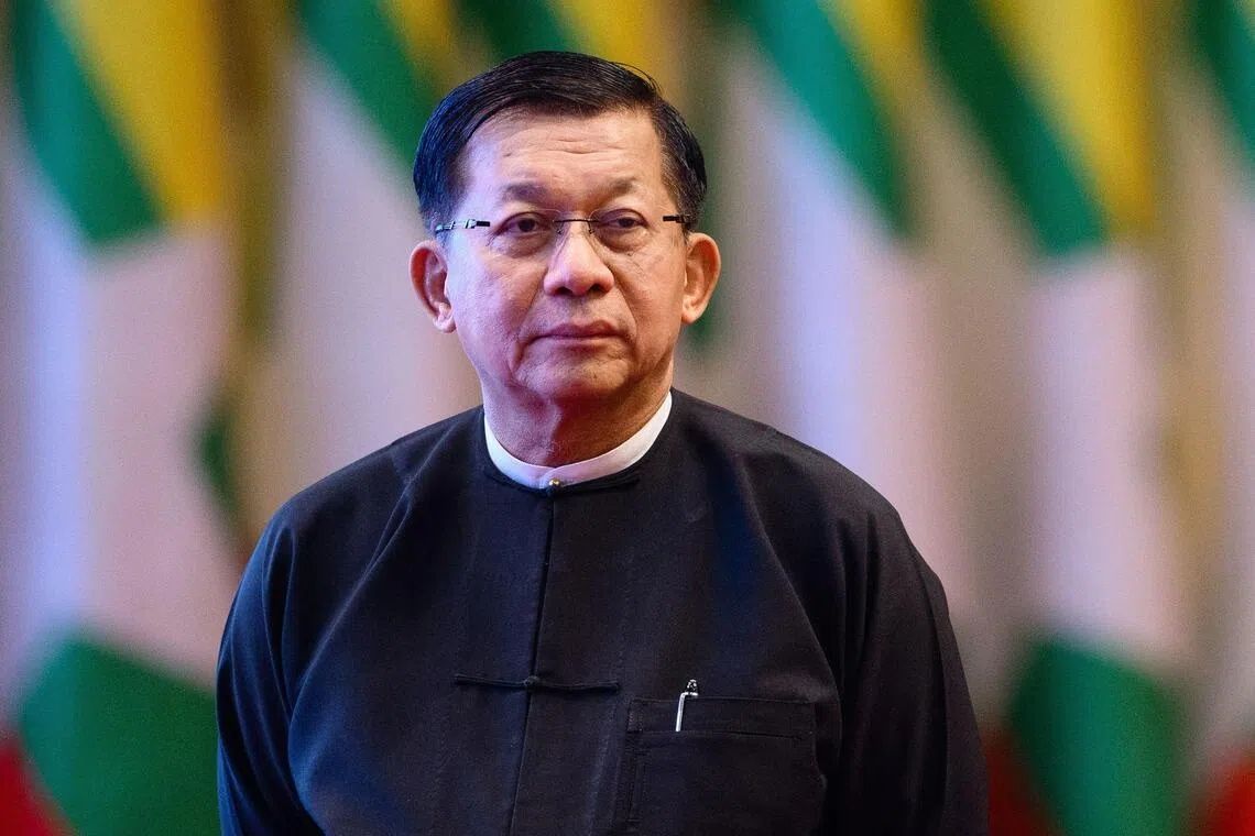 Myanmar's Min Aung Hlaing seeks regional rehabilitation with first Thailand visit as civilian leader