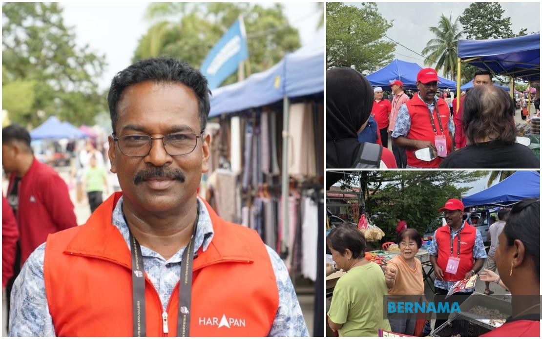 Subramani Banks on Change Message in Bukit Kepong Bid