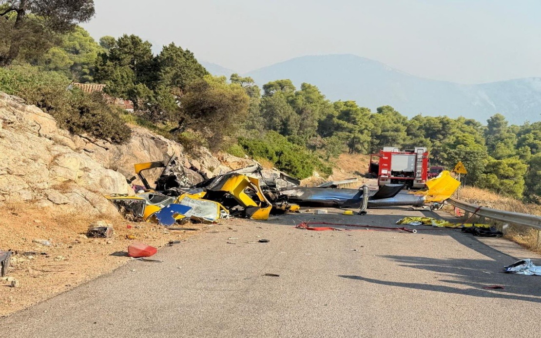 Two Killed in Helicopter Collision During Greek Wildfire Battle