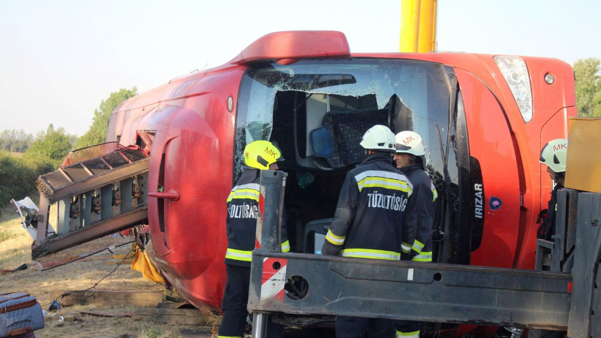 Polish Bus Disaster in Hungary Kills 12 as Vehicle Overturns on Highway