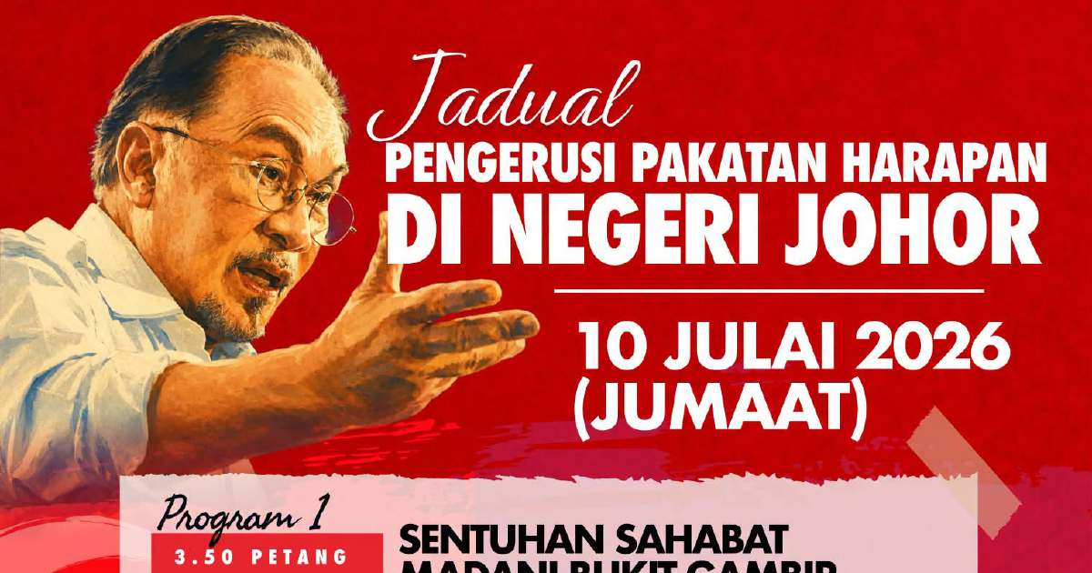Anwar Makes Final Push for Pakatan Harapan as Johor Election Looms