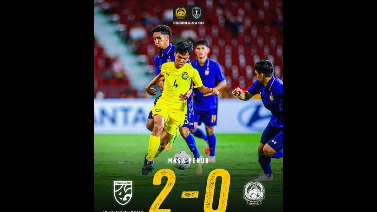 Thailand Halts Malaysia's Unbeaten Start With Commanding 2-0 Victory