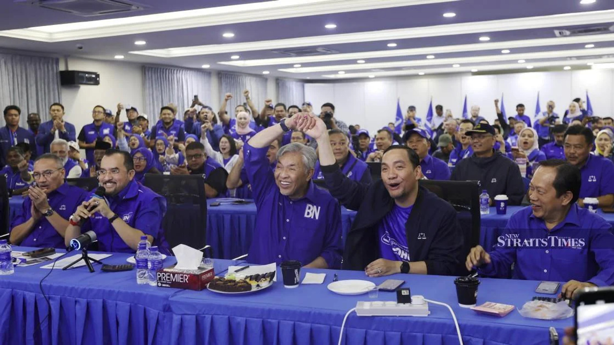 BN Claims Strong Lead with 40 Johor State Seats as Election Results Emerge