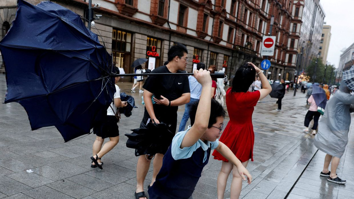 Typhoon Dolphin Strikes China's Eastern Coast, Disrupting Transport and Forcing Mass Evacuations