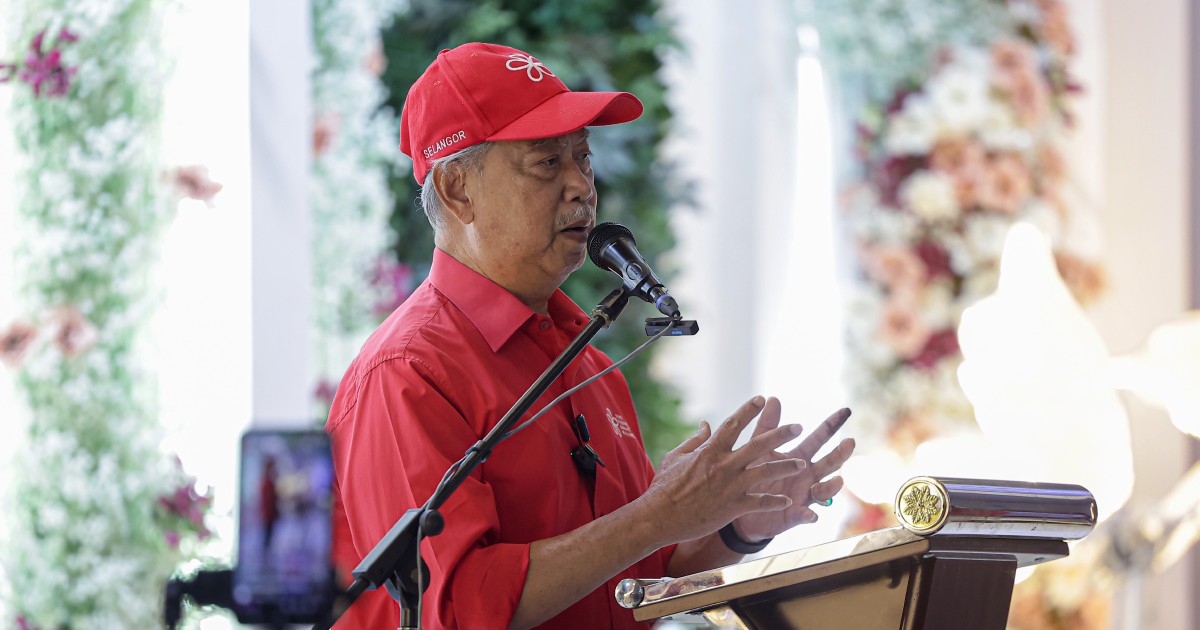 Muhyiddin Defends Bersatu's Role in Negri Sembilan Contest, Rejects Spoiler Label