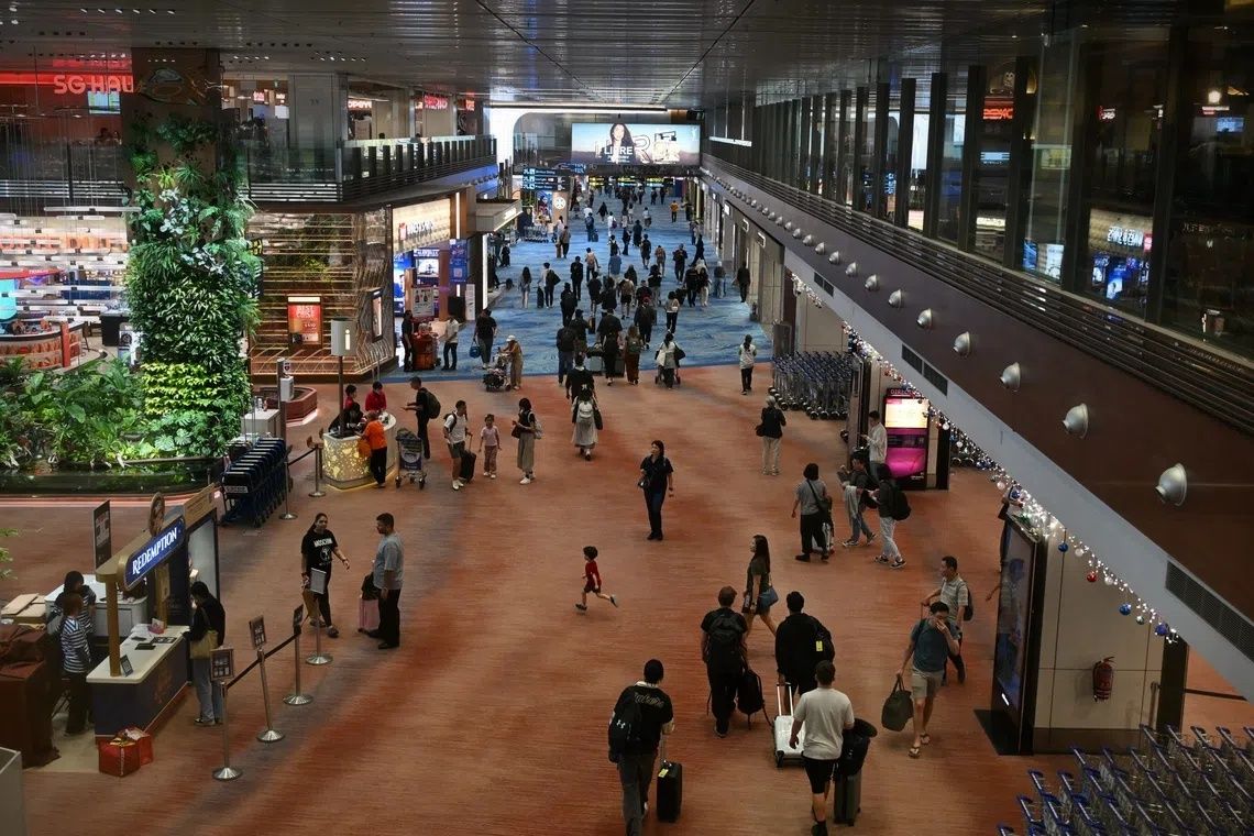 Two foreign nationals arrested for theft at Singapore's Changi Airport