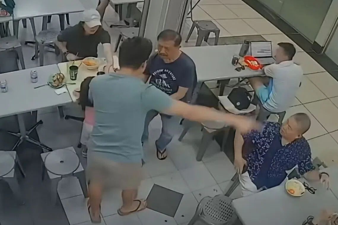 Singapore police investigate incident where elderly man pushed to ground after patting girl's head