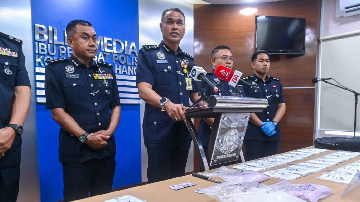 Thai woman and partner held with RM728,000 in drugs following Bentong operation
