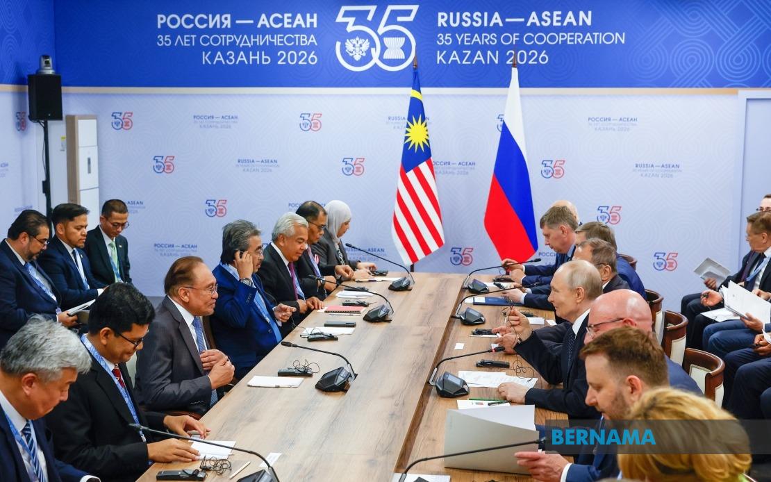 Russia and Malaysia Well Positioned to Deepen Strategic Ties, Putin Says