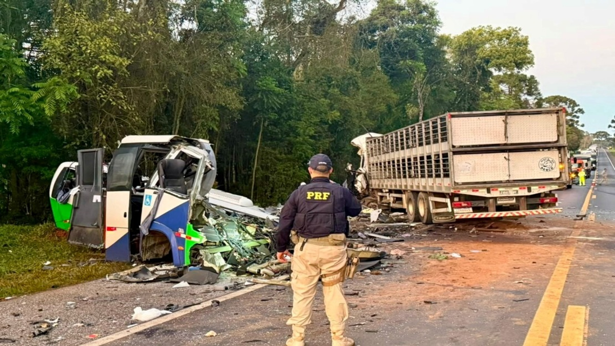 23 Dead in Brazil Highway Collision as Minibus Strikes Lorry