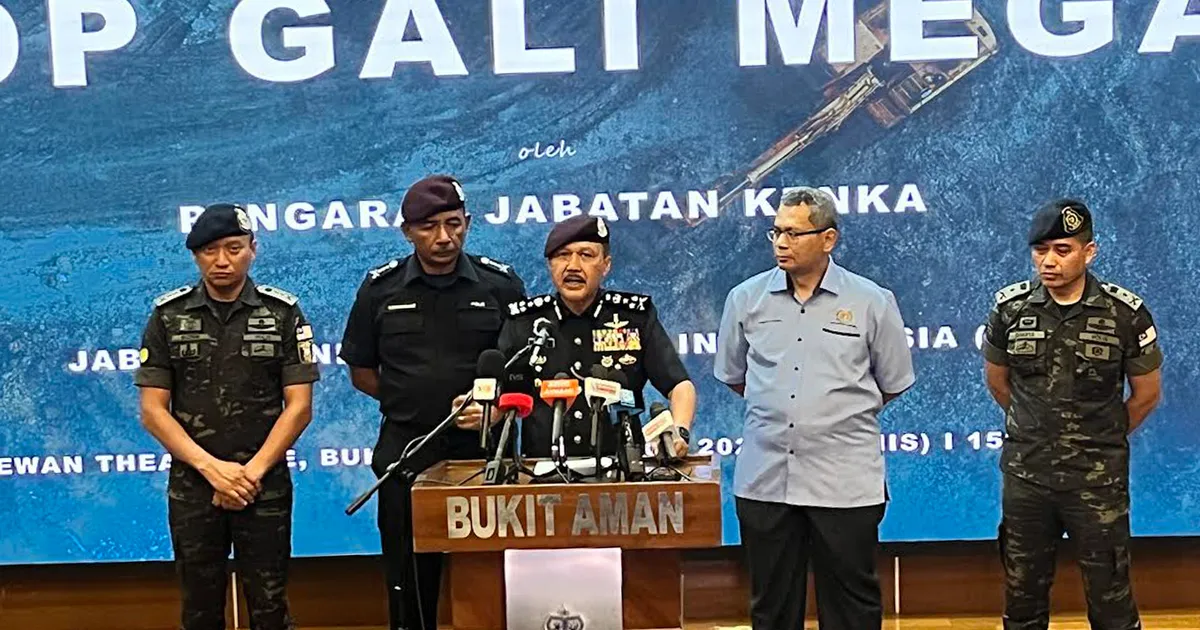 Authorities seize RM119m in assets as 99 arrested in sweeping illegal mining operation