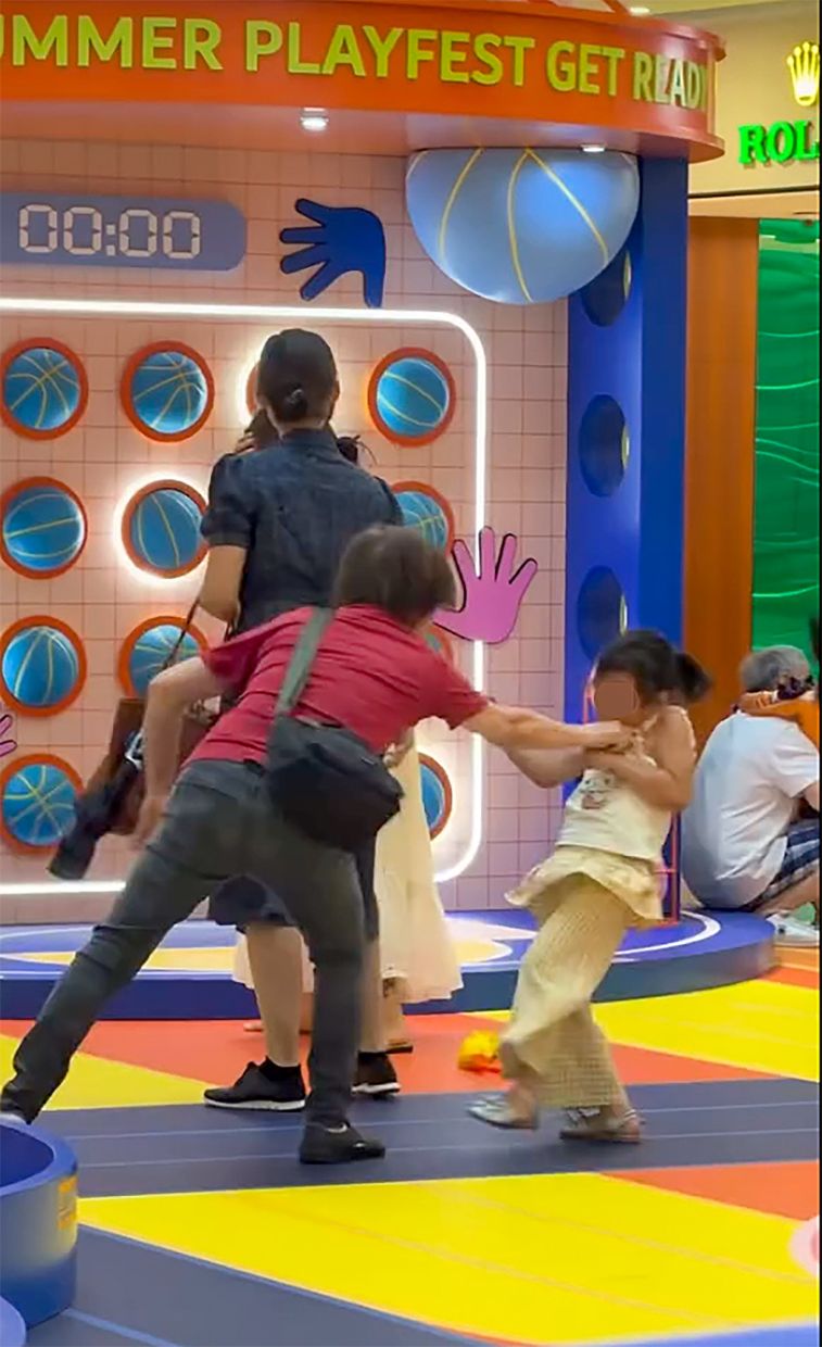 Two women arrested after violent altercation at Hong Kong shopping centre leaves child injured