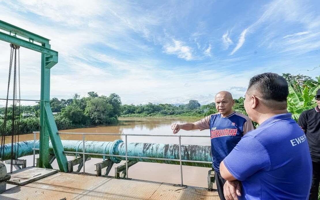 Armizan Inspects Papar Water Infrastructure as Treatment Plants Battle Turbidity Issues