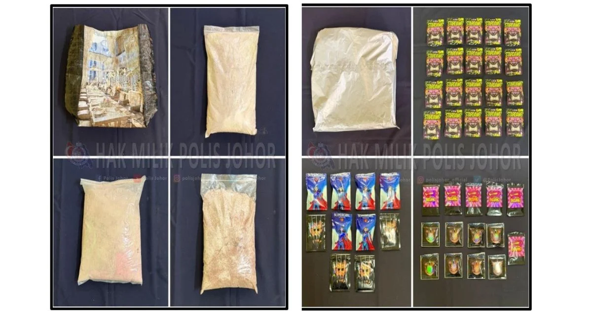 Drug Syndicate Dismantled in Kulai; Couple Held Over RM3.59mil Haul