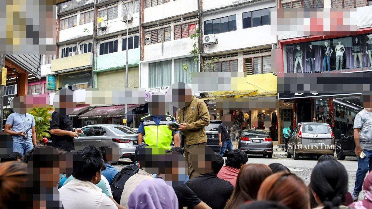 Immigration authorities arrest 111 undocumented migrants in Kuala Lumpur clothing hub sweep