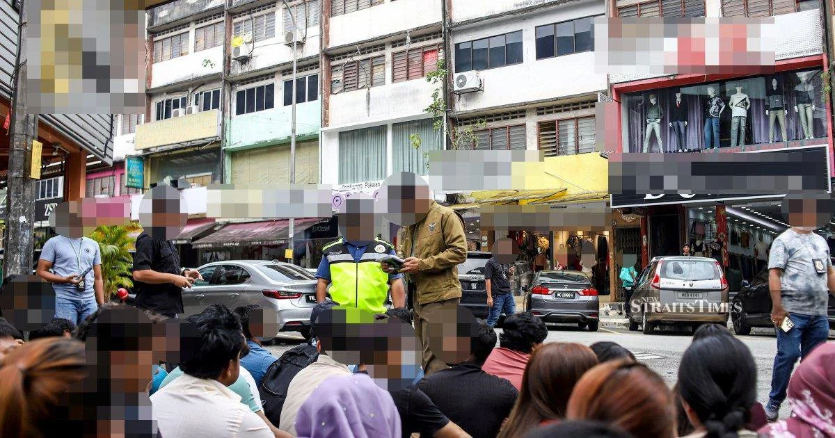 Immigration authorities arrest 111 undocumented migrants in Kuala Lumpur clothing hub sweep