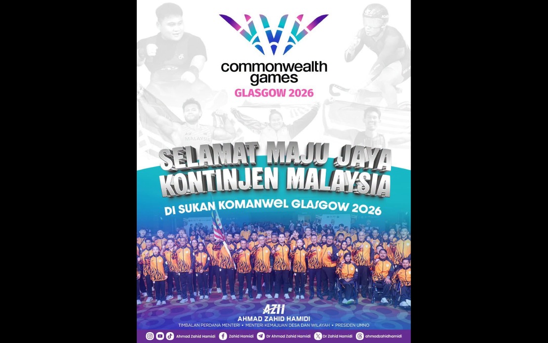 Ahmad Zahid Rallies Behind Malaysian Athletes at Glasgow Commonwealth Games