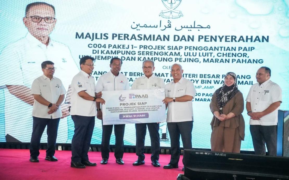PAAB's RM11.19 Million Pipe Replacement Project Resolves Two Decades of Water Woes in Maran