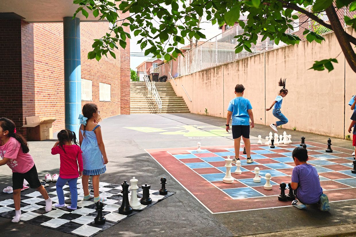When children design playgrounds: From lava pits to giant chess boards