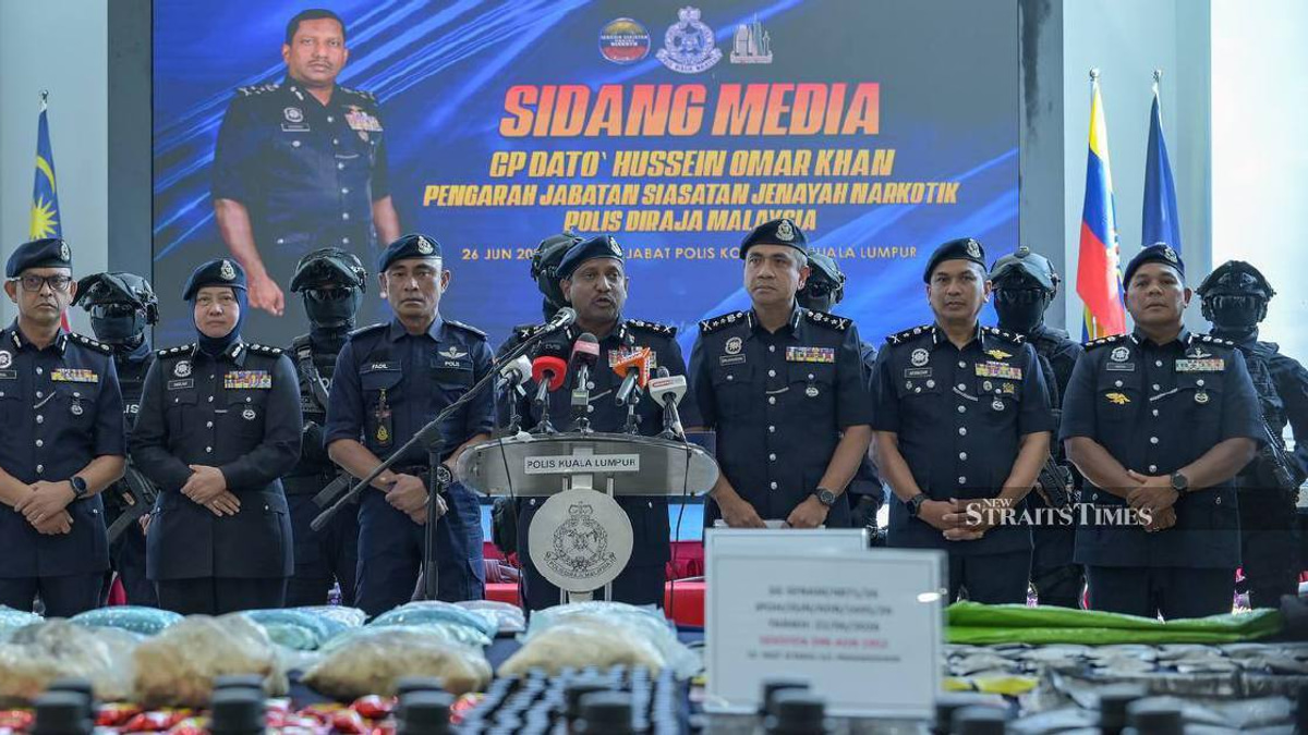 Police Bust Major Drug Operation as RM135.63 Million Haul Stops Market Flooding Bid