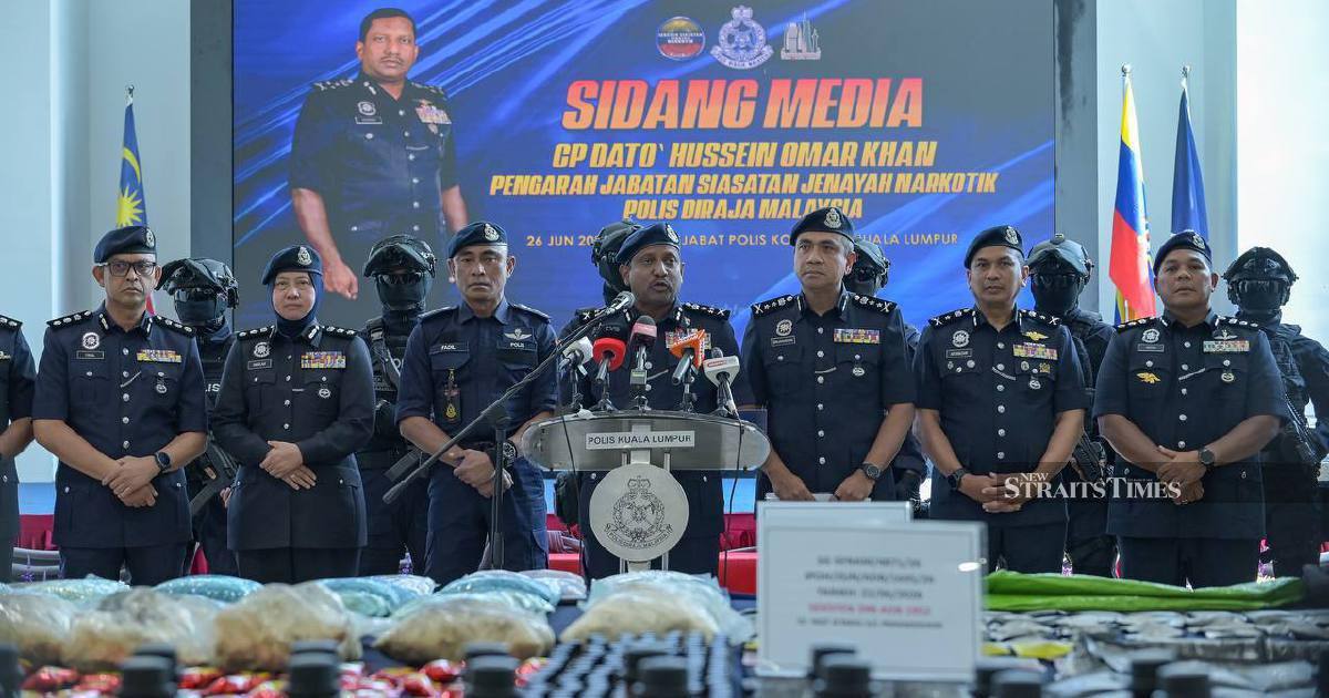 Police Bust Major Drug Operation as RM135.63 Million Haul Stops Market Flooding Bid