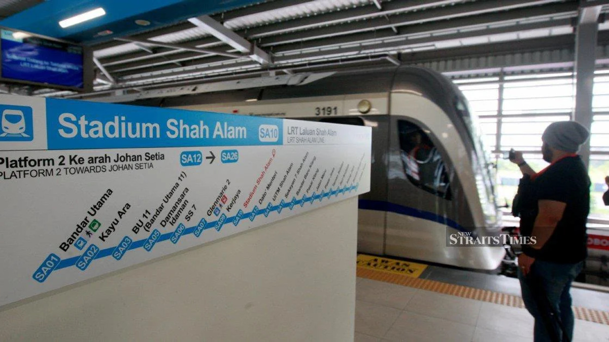 PM Anwar to Officially Open LRT3 Shah Alam Extension This Sunday
