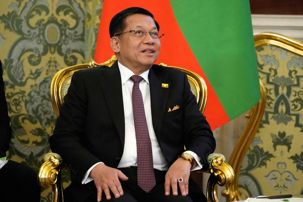 Myanmar's Military Leader Visits Cambodia in Push for International Acceptance