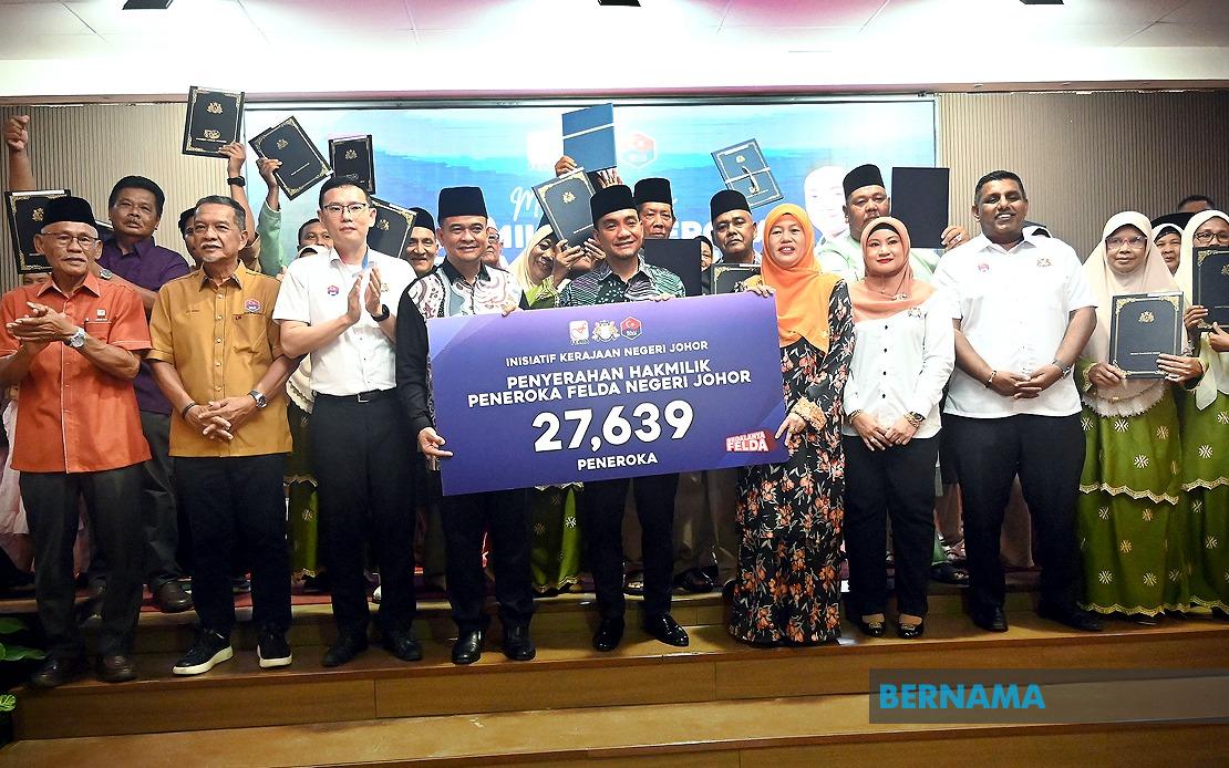 Johor Resolves Nearly All FELDA Land Title Applications in Historic Milestone