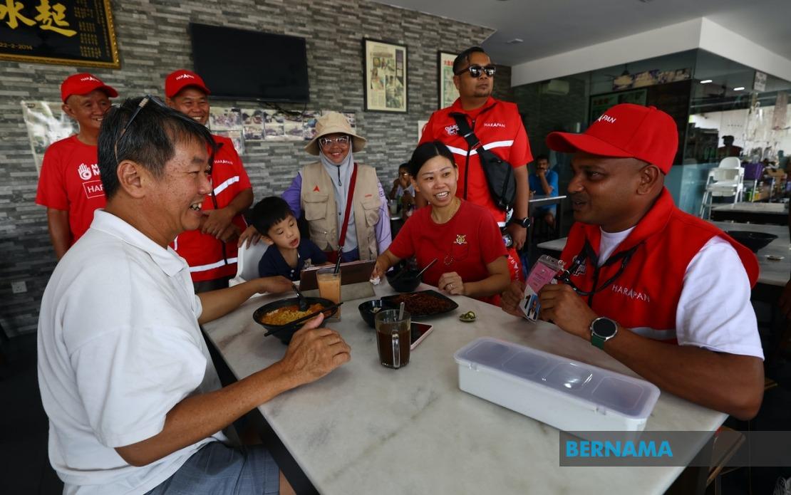 Guna Balakrishnan Ramps Up Final Push in Layang-Layang as Johor Election Looms