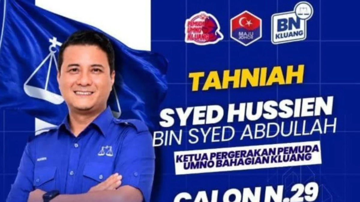 Johor Mahkota BN Candidate Banks on Track Record to Win Voters' Confidence