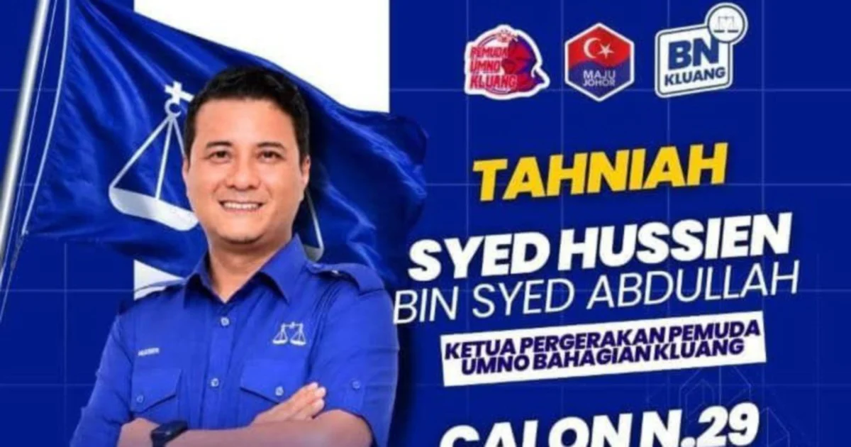 Johor Mahkota BN Candidate Banks on Track Record to Win Voters' Confidence