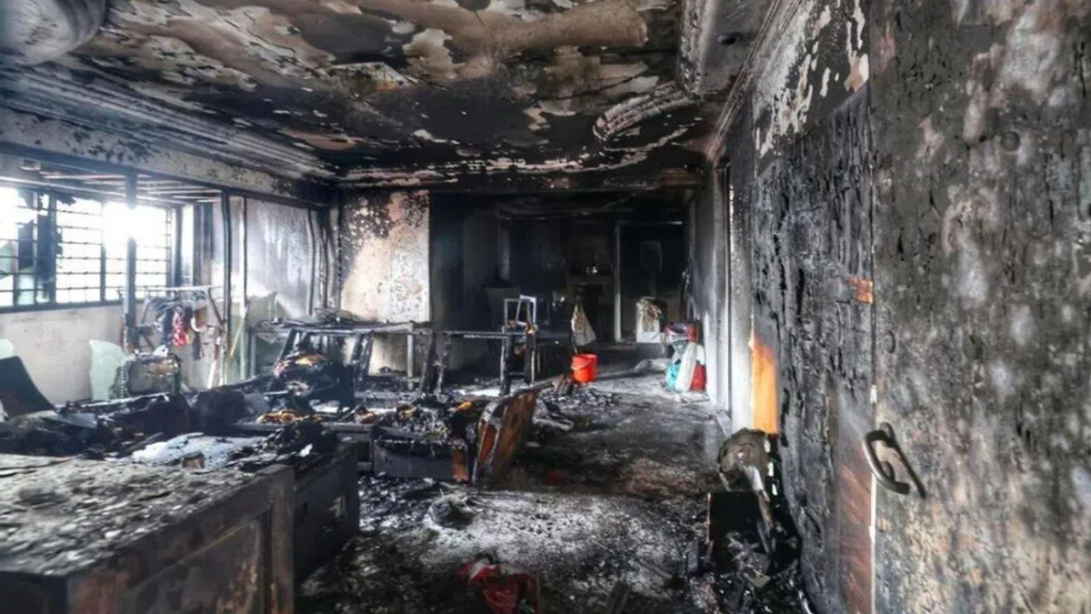 Two rescued from 13th-storey HDB fire in Singapore's Jurong West