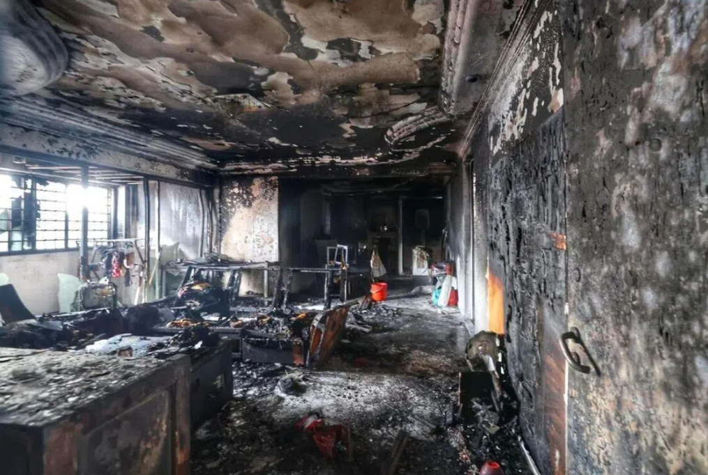 Two rescued from 13th-storey HDB fire in Singapore's Jurong West