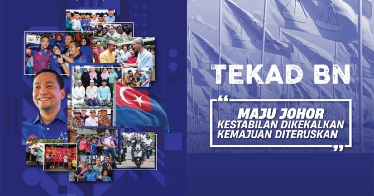 Barisan Nasional Sets Ambitious Johor Agenda: 63 Pledges and 200,000 Jobs Promise