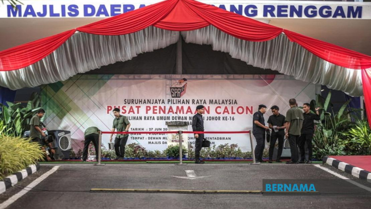Johor state election nominations open across 56 centres as campaign period looms