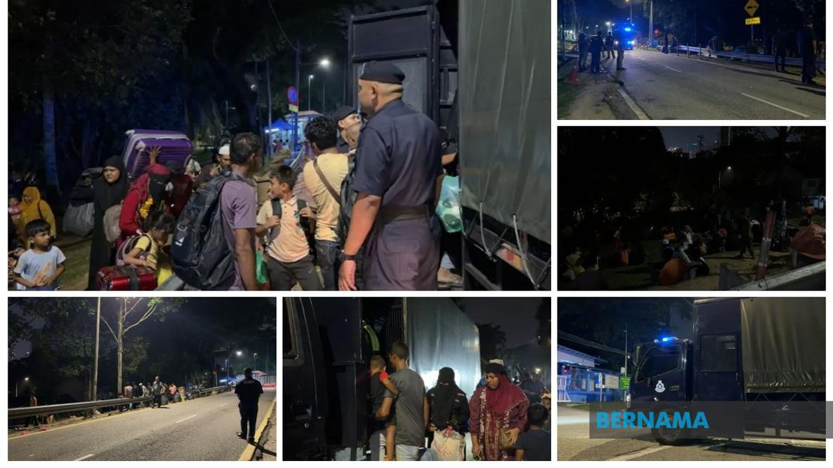 Hundreds of Rohingya Refugees Relocated from UNHCR Office to Police Headquarters for Documentation