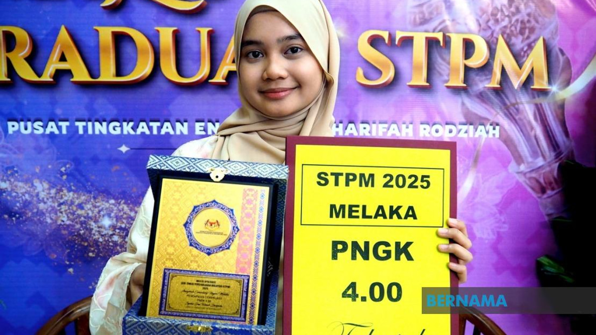 Father's Final Words Inspire Melaka Student to Perfect 4.00 STPM Score