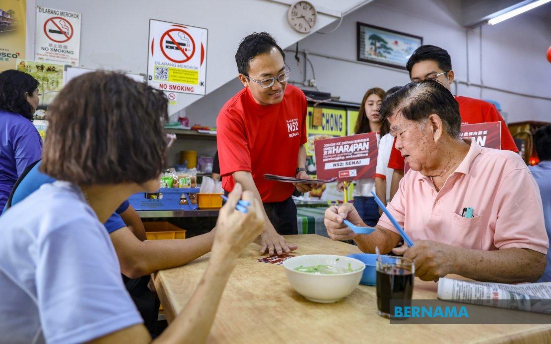 Wong Bor Yang Banks on Track Record to Retain Senai in Johor Election