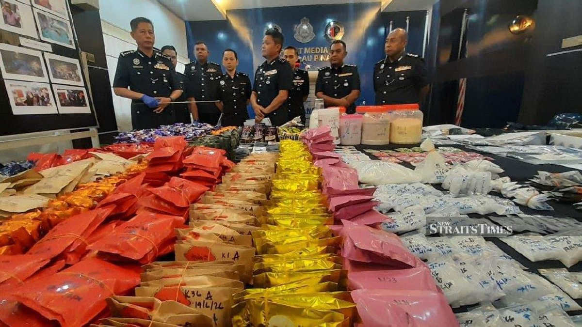 Police bust major drug operation in Penang, seize RM9.7 million stash from condo