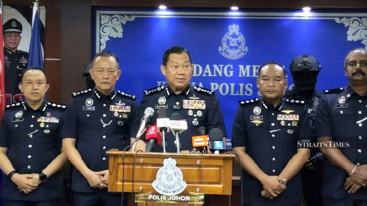 Johor Police Bust Major Meth Ring: RM3.04m Haul, Eight Arrested Including Teen Courier