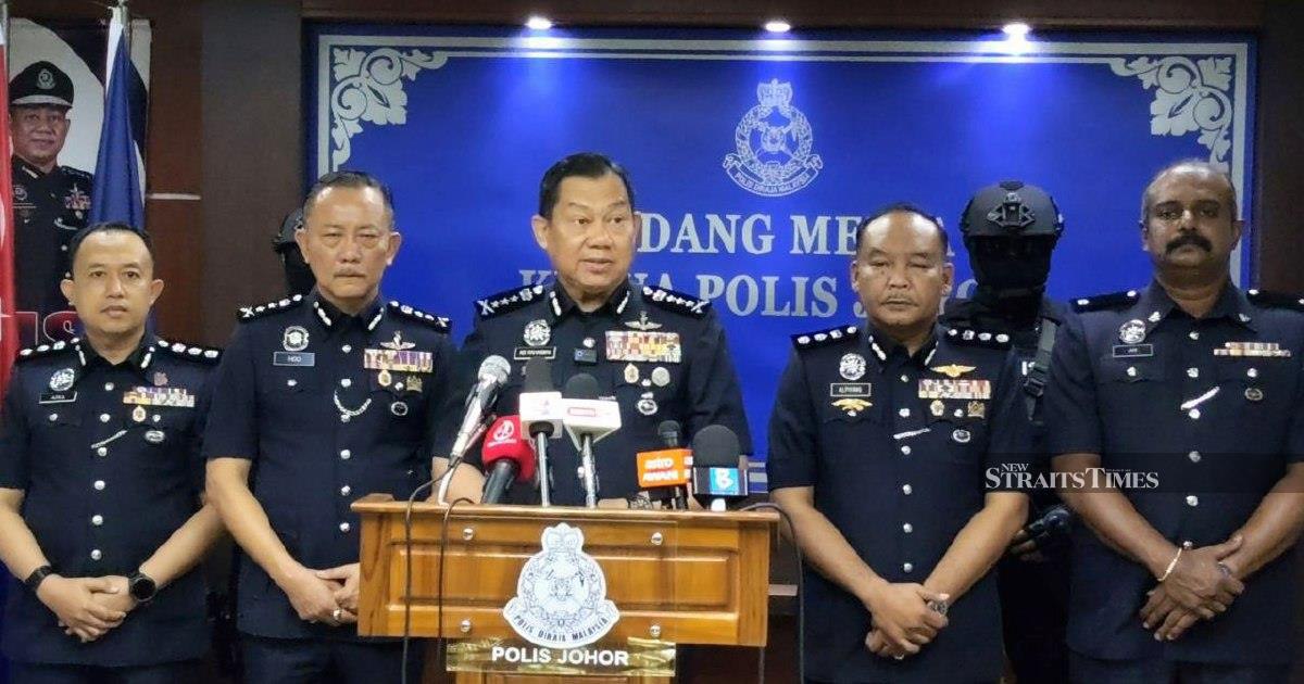 Johor Police Bust Major Meth Ring: RM3.04m Haul, Eight Arrested Including Teen Courier