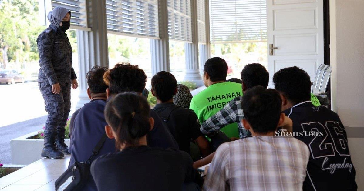 Ten undocumented migrants face court charges for illegal entry and overstaying in Malaysia