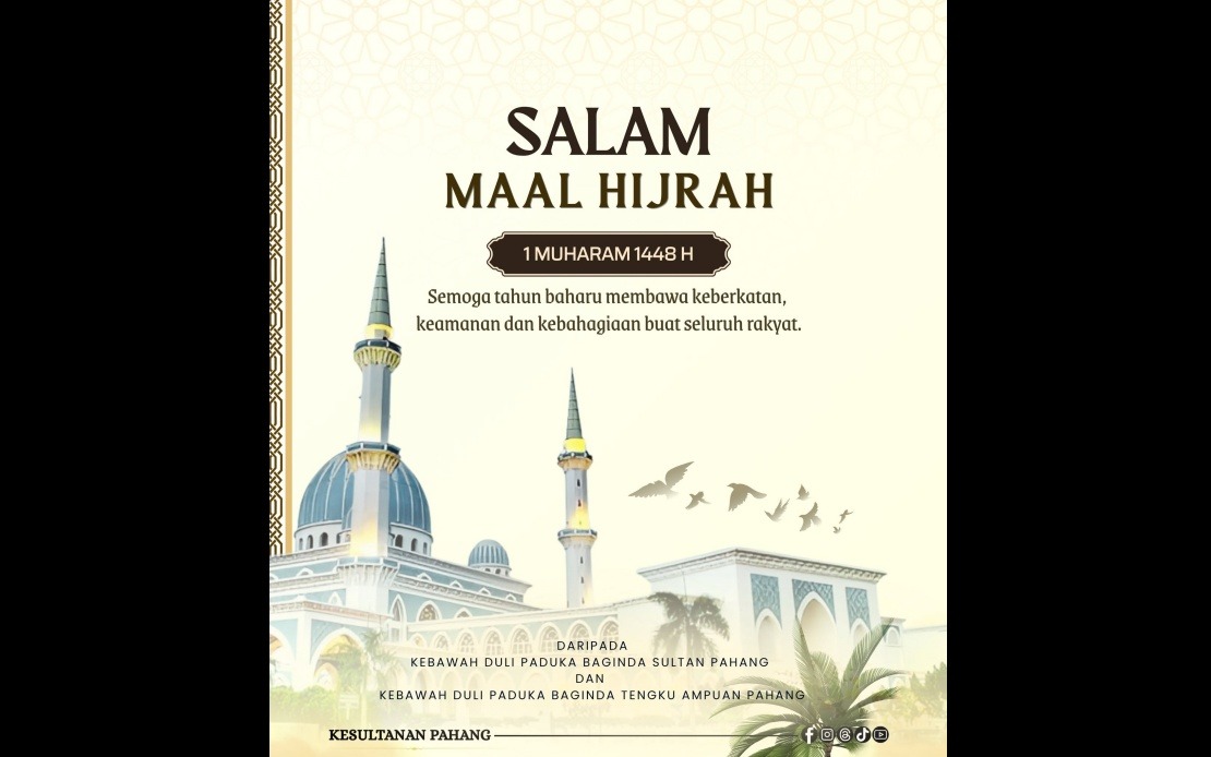Pahang Sultan and Tengku Ampuan Mark Islamic New Year with Unity Message