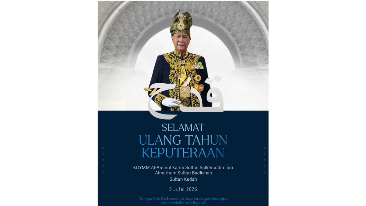 King Wishes Sultan of Kedah Happy 84th Birthday