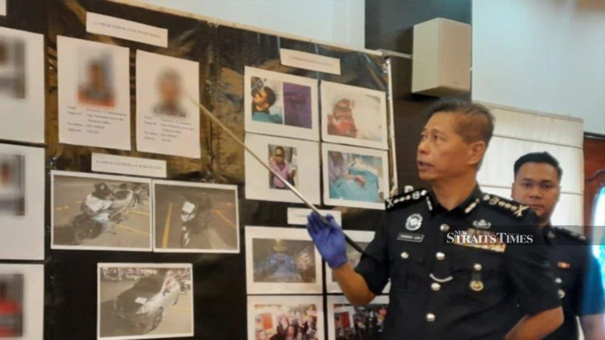 Six arrested following parang assault at Jelutong temple