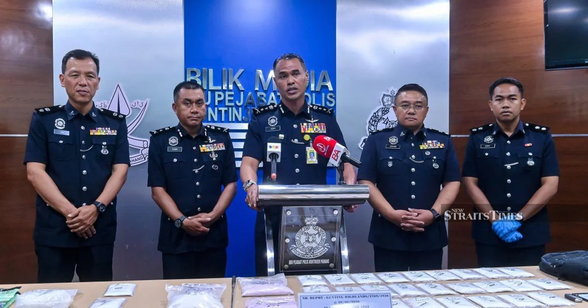 Pahang's Three-Day Drug Crackdown Nets 333 Arrests, Seizes Assets Worth RM500,000