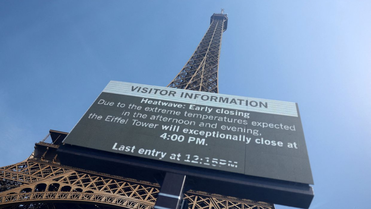 Paris heatwave forces early closures at major attractions, frustrating thousands of tourists