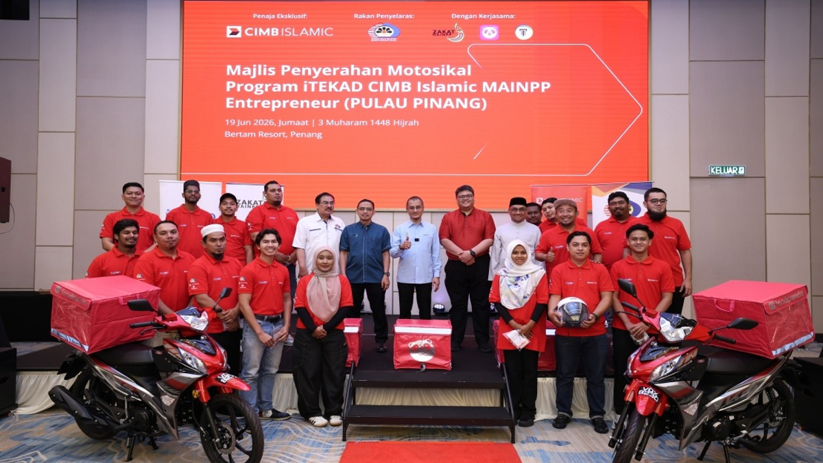 Twenty Entrepreneurs Empowered with Motorcycles Under CIMB Islamic-MAINPP Scheme