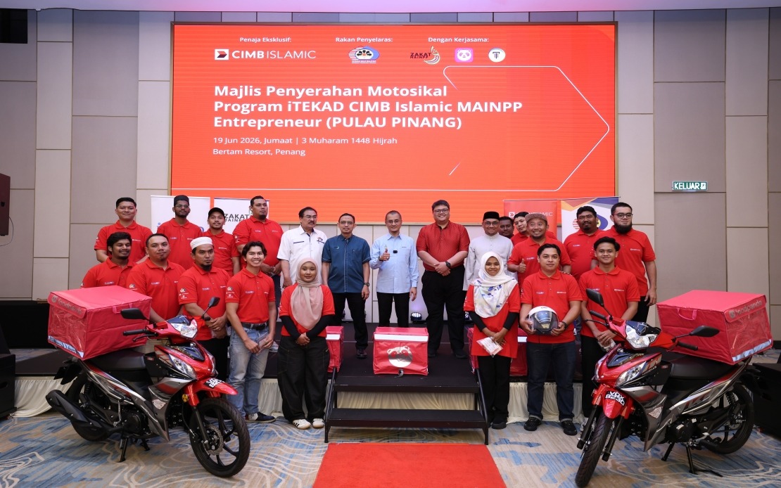 Twenty Entrepreneurs Empowered with Motorcycles Under CIMB Islamic-MAINPP Scheme